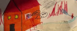 Copertina di Il terremoto nei disegni dei bambini: “Hanno paura di essere inghiottiti dalle crepe”