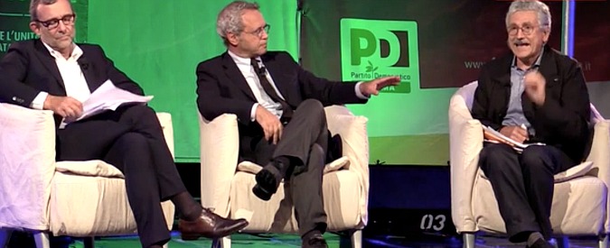 Copertina di Mentana travolto da D’Alema e Giachetti. Dal “confronto pacato” a “Sandra e Raimondo…”