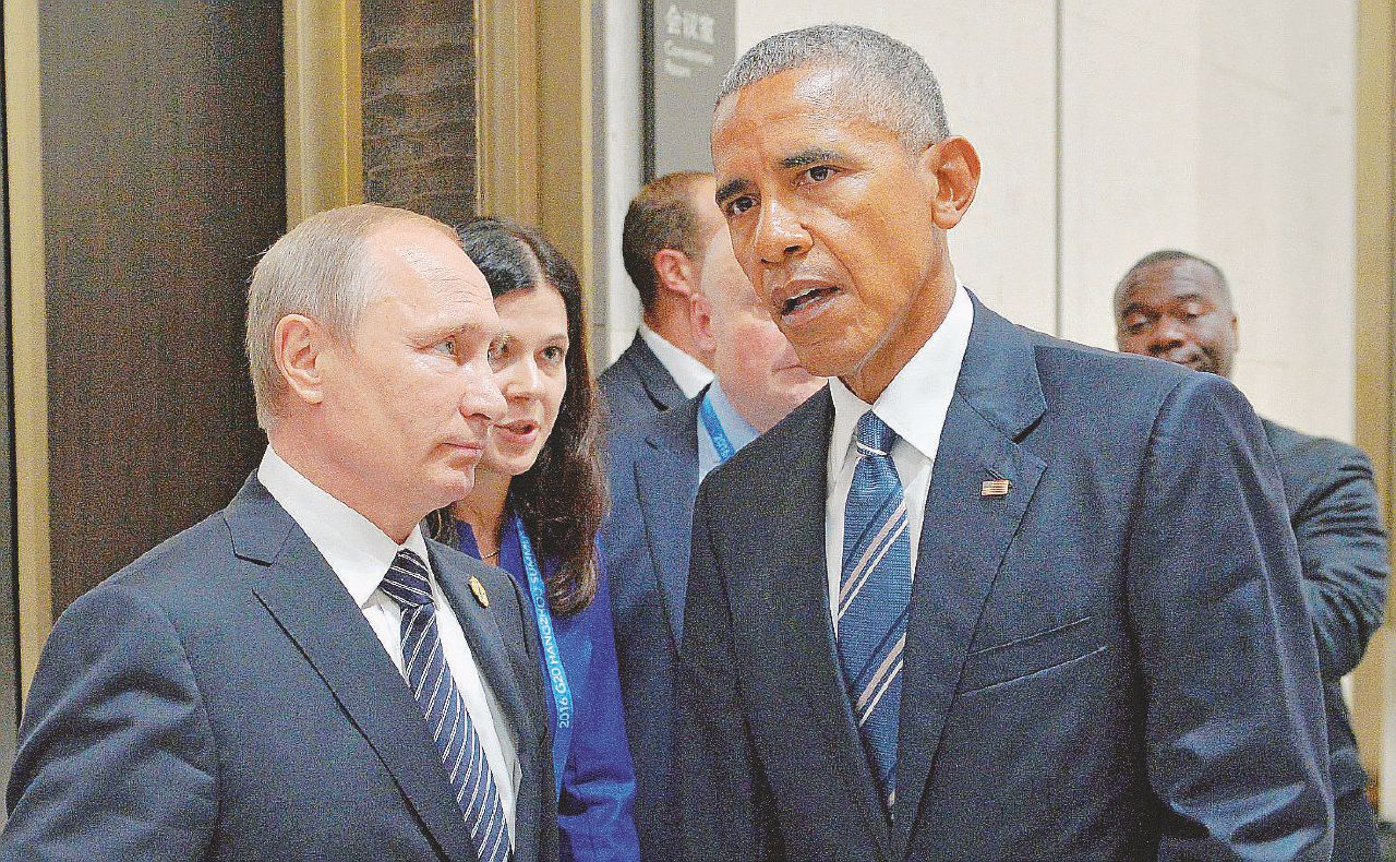 Super-potenti - Putin e Obama si sono incontrati al vertice del G20 ad Hangzhou - Ansa Obama saluta e lascia i conti aperti con la storia