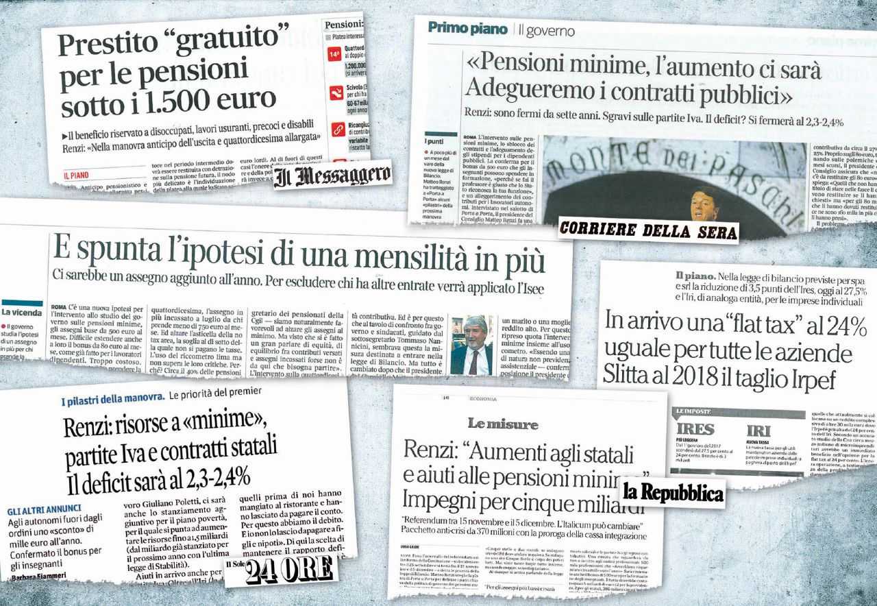 Pensionati, statali e imprese: Renzi promette di tutto per il Sì Pensionati, statali e imprese: Renzi promette di tutto per il Sì