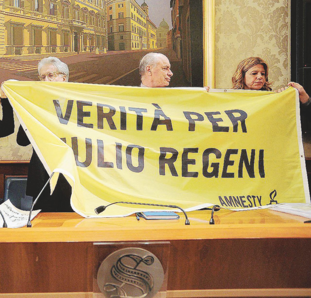 In attesa di giustizia - I genitori di Giulio Regeni alla Camera - LaPresse Otto mesi per ammettere “Pedinavamo Regeni”