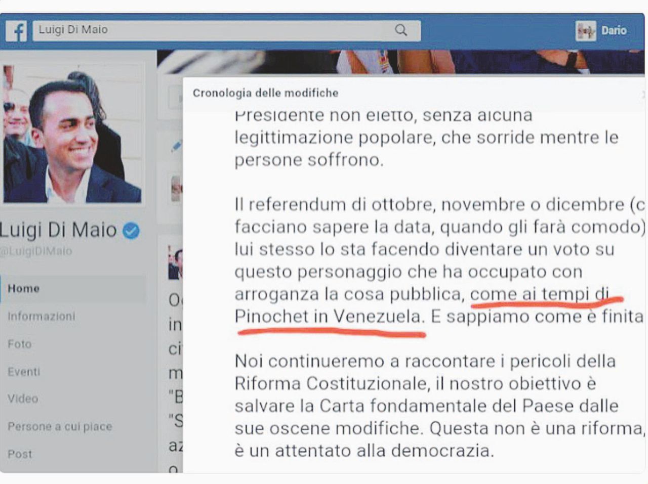Caro Luigi Di Maio, è ora di una vacanza (Venezuela o Cile fa lo stesso) Caro Luigi Di Maio, è ora di una vacanza (Venezuela o Cile fa lo stesso)