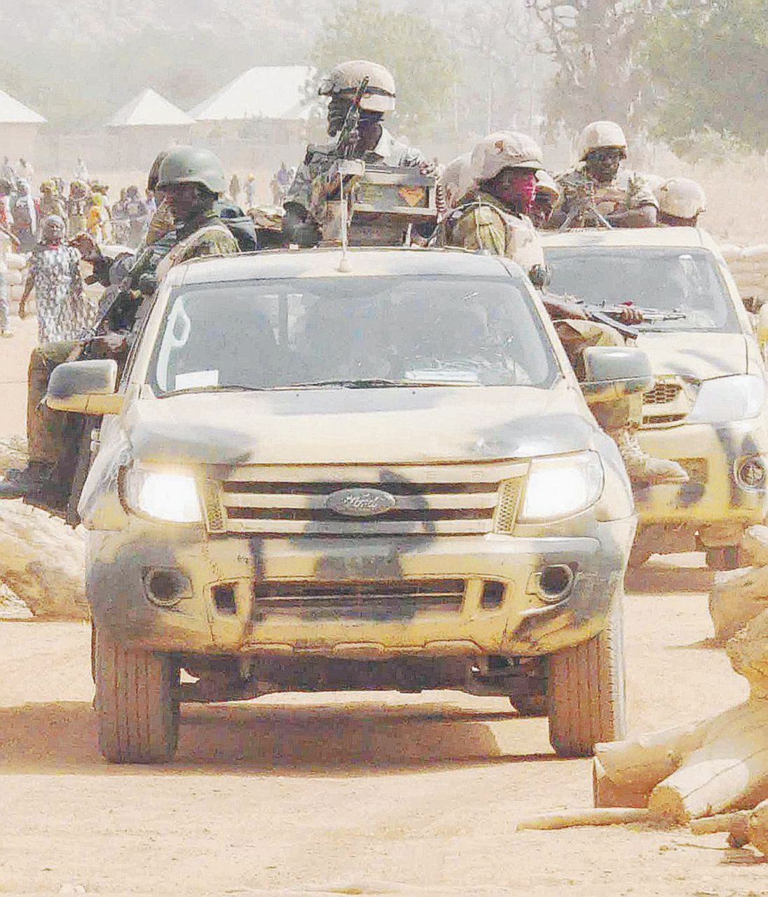 Pattuglia dell’esercito impegnata contro Boko Haram - Ansa Il “fantasma” al Fezzani riappare con Boko Haram