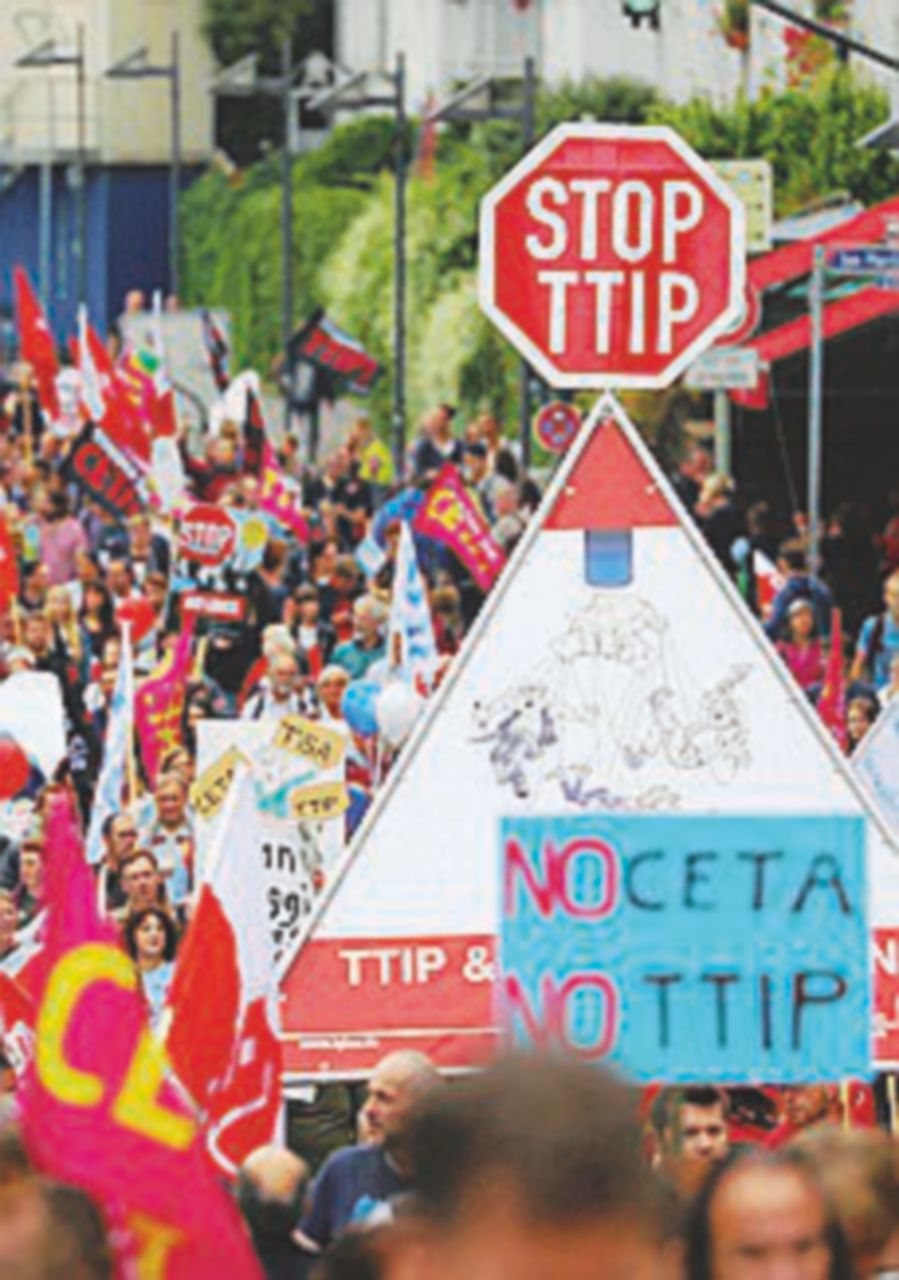 Ttip, le proteste in Germania e Austria. 350 mila in strada Ttip, le proteste in Germania e Austria. 350 mila in strada