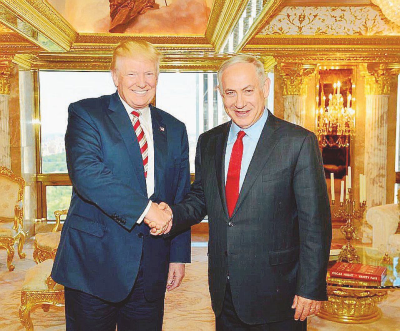 Interessi comuni - Benjamin Netanyahu ospitato domenica alla Trump Tower di New York dal repubblicano - Ansa Il “tycoon colono” che ha un debito con gli ebrei conservatori a stelle e strisce