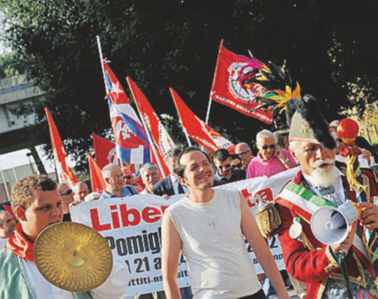 Protesta dei lavoratori Fiat - Ansa Pomigliano, reintegrati i tre lavoratori
