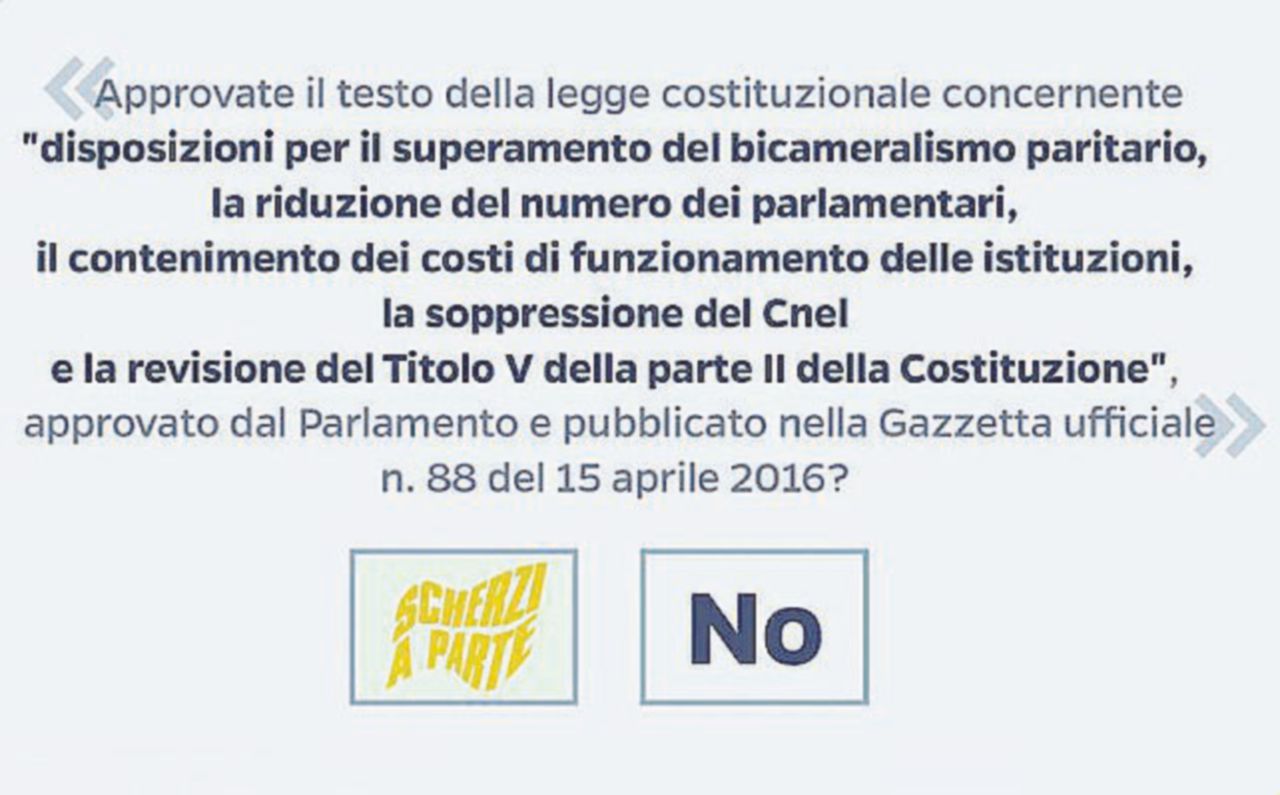 Scherzi a parte Inviato da Renato Emerson - Il No è creativo e fai da te: inviateci i vostri