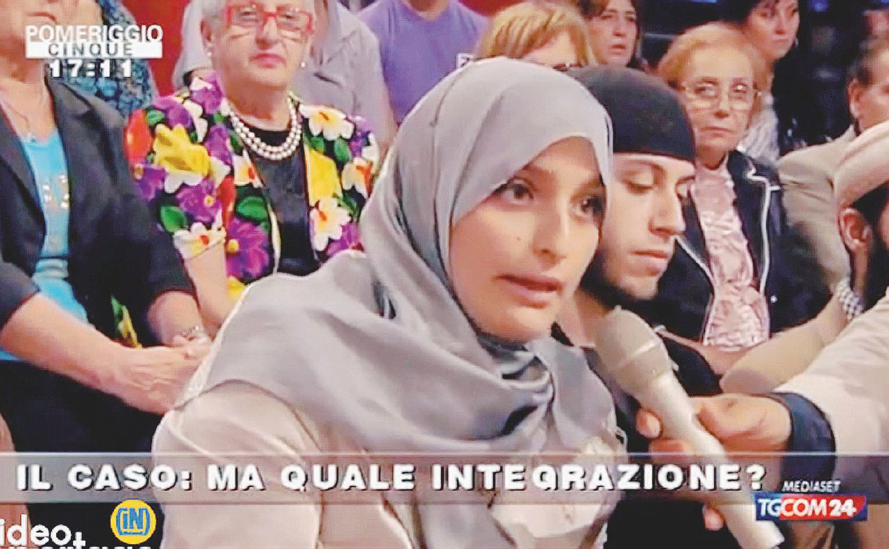 Maria Giulia Sergio prima della partenza, ospite della trasmissione tv “Pomeriggio 5” - Ansa “Fatima è tornata a Milano. Stava in metropolitana”
