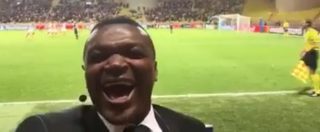 Copertina di Calcio, esultanza incontenibile di Desailly: il Monaco pareggia all’ultimo secondo