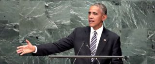 Copertina di Onu, l’ultimo discorso di Barack Obama: “La Russia cerca vecchia gloria con la forza. No all’uomo forte e ai populismi”
