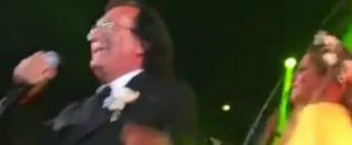 Copertina di Momento amarcord per Albano e Romina: cantano “Felicità” al matrimonio della figlia Cristel