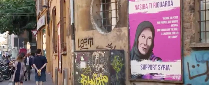 Copertina di Le vie di Bologna si colorano per la Siria: parte la campagna ‘Street poster art’