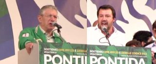 Lega, congresso il 21 maggio: Salvini punta alla rielezione senza sfidanti. E torna a stringere la mano a Bossi