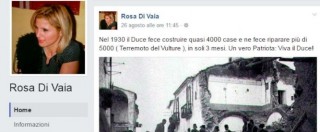 Copertina di Terremoto, a Milano consigliera FI inneggia a Mussolini su Facebook: “Vero patriota: viva il Duce”. Pd: “Dimissioni”