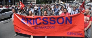 Copertina di Genova, Ericsson e Piaggio Aerospace lasciano a casa 240 lavoratori. E gli svedesi hanno anche preso fondi pubblici