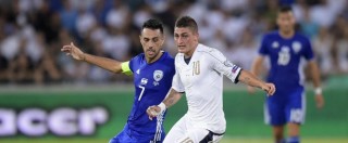 Copertina di Mondiali Russia 2018, l’Italia soffre ma batte Israele 3 a 1 con Pellè, Candreva e Immobile