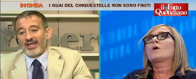 Copertina di Meli (Corriere) vs Senaldi (Libero): “Raggi si dimetta”. “Pure Renzi ha mentito su Pil e non si è dimesso”