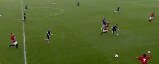 Copertina di Calcio, azione ubriacante del Manchester United (under 18): così manda in bambola il Middlesbrough