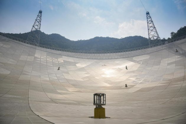 Cina: un enorme telescopio per trovare gli alieni