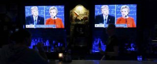 Elezioni Usa 2016, al primo match vince Hillary la secchiona. Trump farfuglia ma non punge