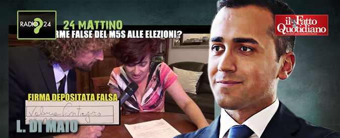 Copertina di M5s, Di Maio: “Firme false a Palermo? Ho girato la mail-denuncia ai Carabinieri”