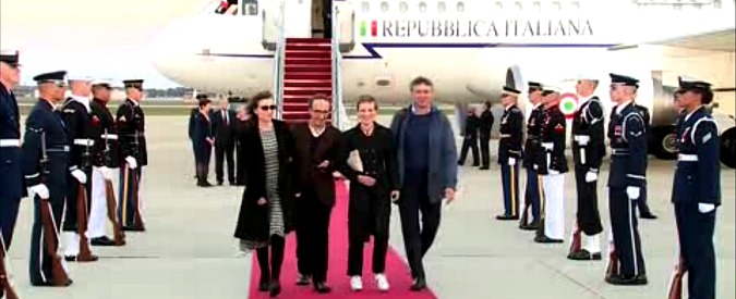 Copertina di Washington, Benigni e Bebe Vio con il premier Renzi da Obama