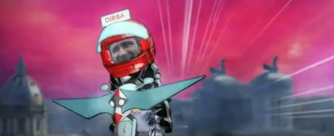 Copertina di Il Di Battista di Crozza diventa Jeeg Robot: “Metto il casco e prendo a testate la disonestà. Dibba è qua”