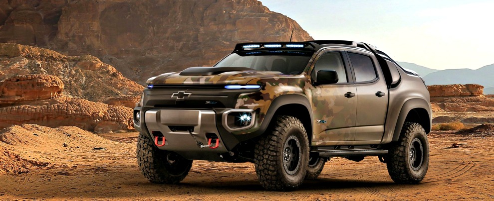 Copertina di Chevrolet Colorado ZH2 fuel cell, anche l’esercito americano si dà al green – FOTO