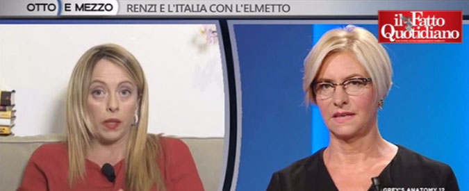 Copertina di Mosul, Meloni (Fdi) vs Pinotti (Pd): “Obama, Renzi, Benigni? Tre comici, ma darei la politica estera a Benigni”