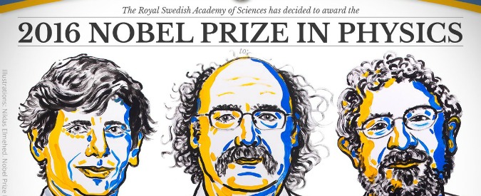 Premio Nobel per la fisica 2016 a Thouless, Haldane e Kosterlitz per la scoperta del volto esotico della materia