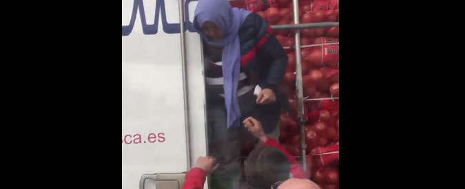 Copertina di Uk, migranti scappano dal retro di un camion e si dileguano nel traffico. Il video di un automobilista