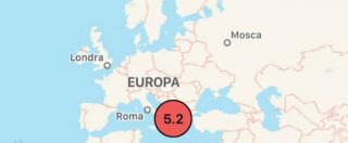 Copertina di Terremoto in Grecia, scossa di magnitudo 5.2 nella notte. Avvertita anche in Puglia: nessun danno