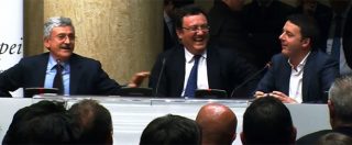 Copertina di Carissimi nemici uniti per l’Europa, riscoppia l’amore tra Renzi e D’Alema