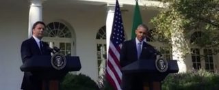 Copertina di Washington, l’italiano di Obama meglio dell’inglese di Renzi. Il presidente Usa: “Prima il dovere poi il piacere”