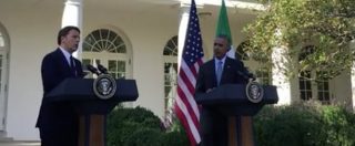 Copertina di Washington, Renzi: “Straordinario supporto Usa sulla crescita. Per noi è modello di riferimento”