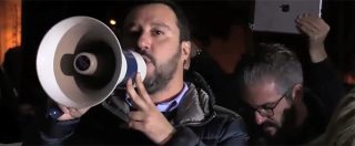 Copertina di Milano: Lega e Casapound contro i profughi in caserma. Salvini: “Barricate come a Goro”