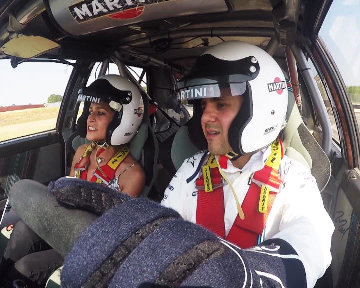 Copertina di Felipe Massa, show con la Delta integrale – VIDEO