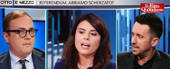 Referendum, Bonafè (Pd) vs Scanzi: “Lei è d’accordo con me? E’ una notizia”. “Non farà un figurone davanti a Renzi e Boschi”