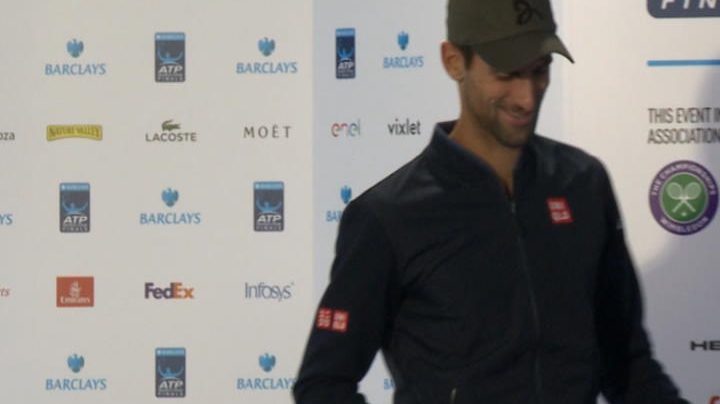 ATP Finals di Londra, “Willy Wonka” Djokovic, cioccolatini in conferenza VIDEO
