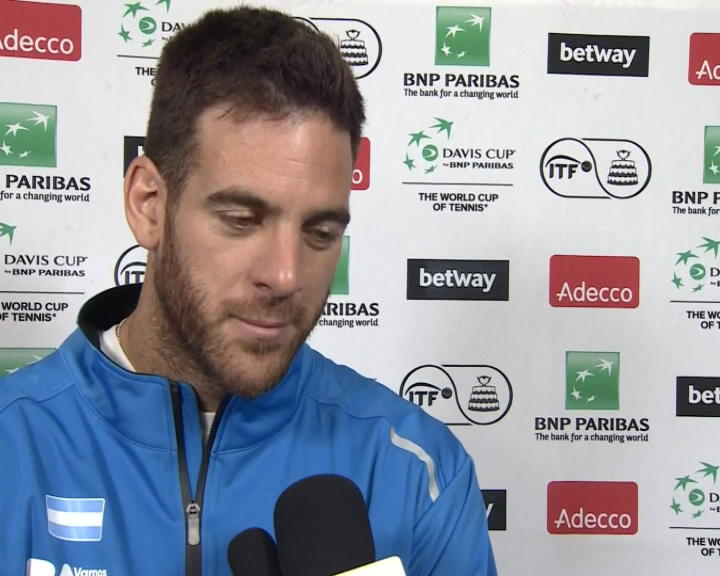 Copertina di Tennis Coppa Davis 2016, Del Potro: “La Croazia è favorita” – VIDEO