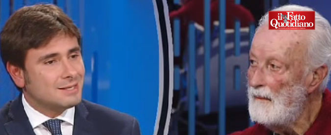 Copertina di M5s, Scalfari vs Di Battista: “Fate ridere. Siete dominati da un comico ricco”. “Non ho nessun padrone”