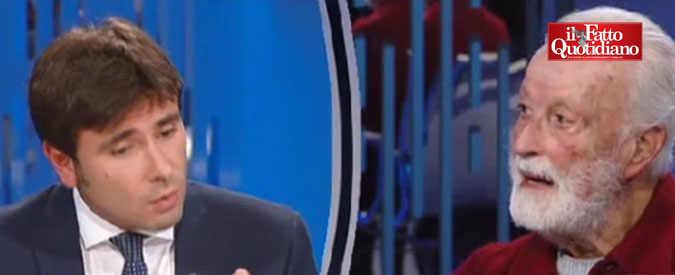 Copertina di M5s, Scalfari vs Di Battista: “Perché non ha scelto la sinistra? Ad esempio Berlinguer?”. “Era morto”