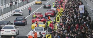 Copertina di “6 ruote di speranza” all’Autrodromo di Monza, quando i disabili diventano piloti della Ferrari per un giorno – FOTO