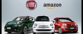 Copertina di Fiat, accordo con Amazon. Ora la 500 si compra con un click