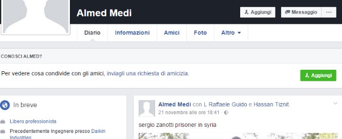 Italiano rapito in Siria, il Fatto.it scrive in arabo all’account che ha diffuso il video. Risposte in inglese, poi il profilo sparisce