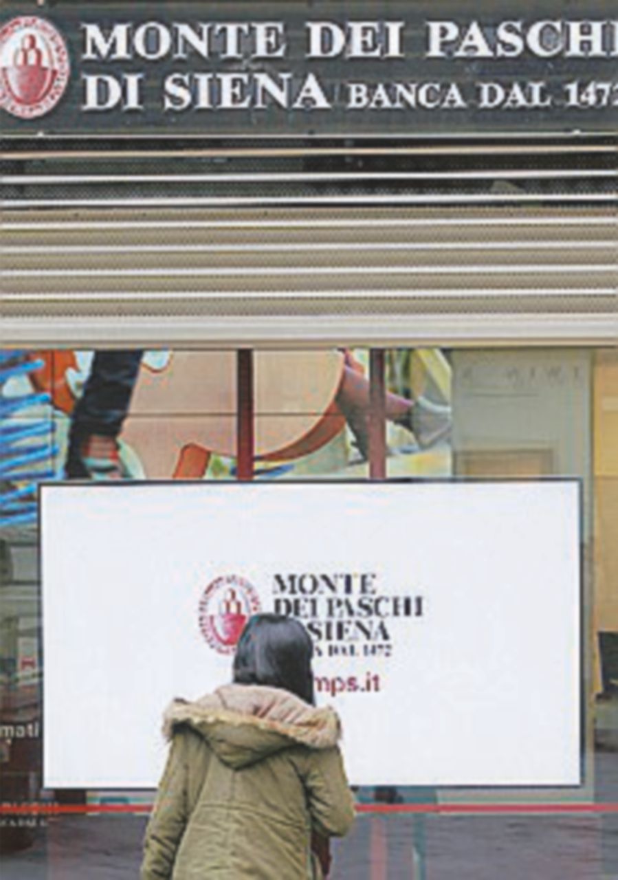 Il No al referendum in vantaggio fa crollare Mps