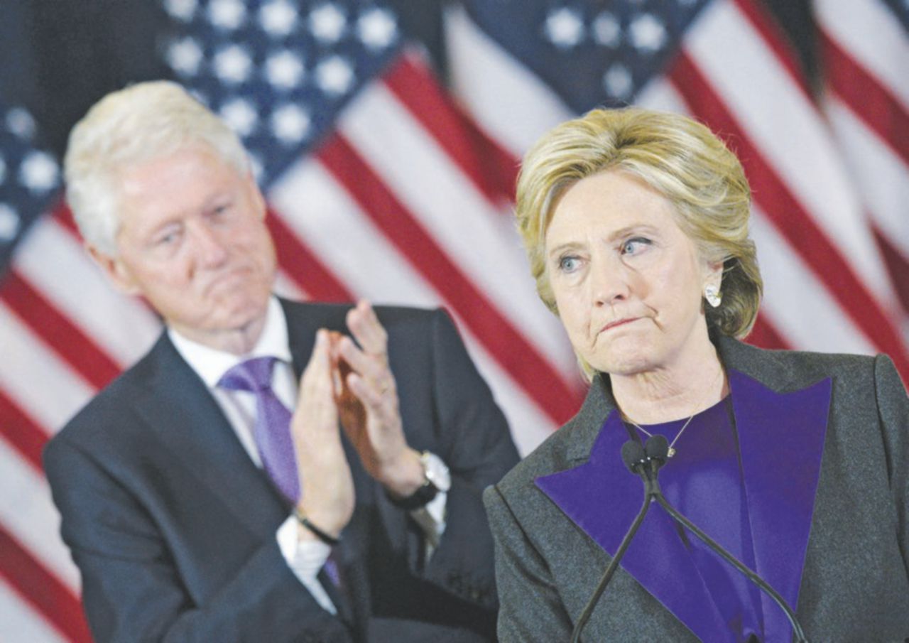 La moglie di - Hillary Clinton pronuncia il discorso della sconfitta - Ansa Melania e le altre malridotte (si fa per dire) d’America