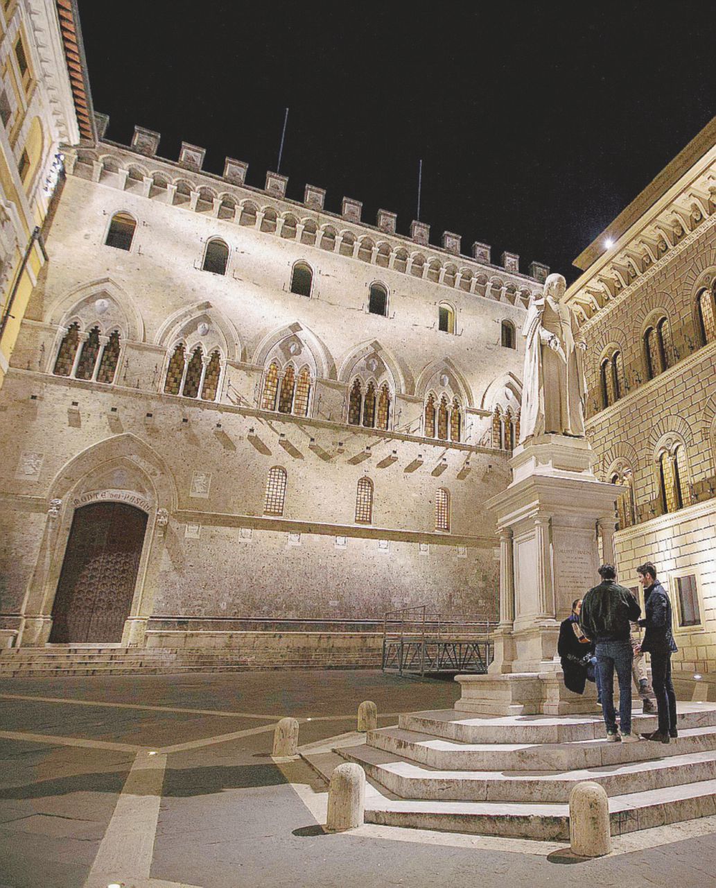 Montepaschi - La sede della banca più antica al mondo - Ansa Mps, l’azzardo del piano che deve salvare la banca
