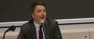 “Renzi, cos’è per lei la democrazia?”. La domanda della matricola e la risposta “col cuore in mano”