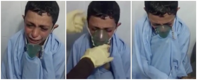 Copertina di “Morirò, signorina?”, la struggente domanda di un bambino siriano dopo aver respirato il gas cloro